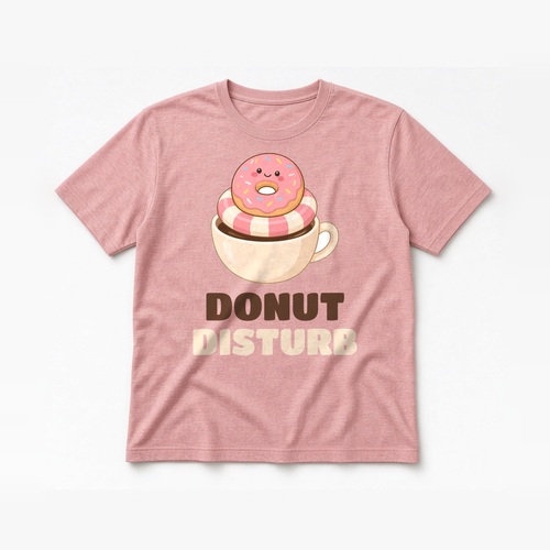 Flat-lay tee mockup in original color