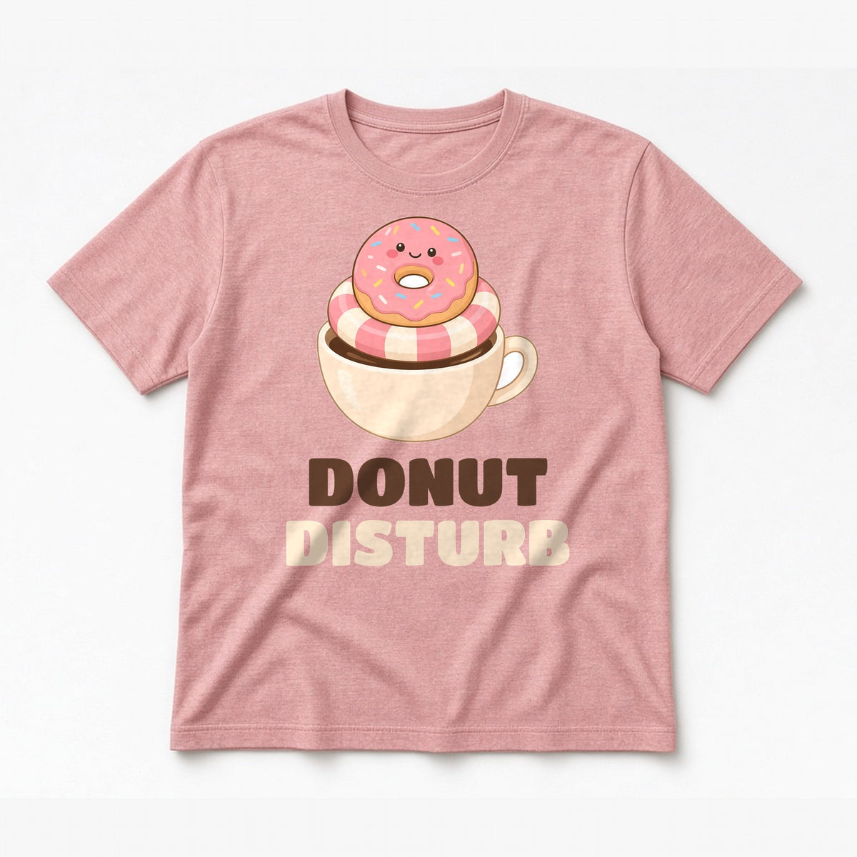 Flat-lay tee mockup in original color