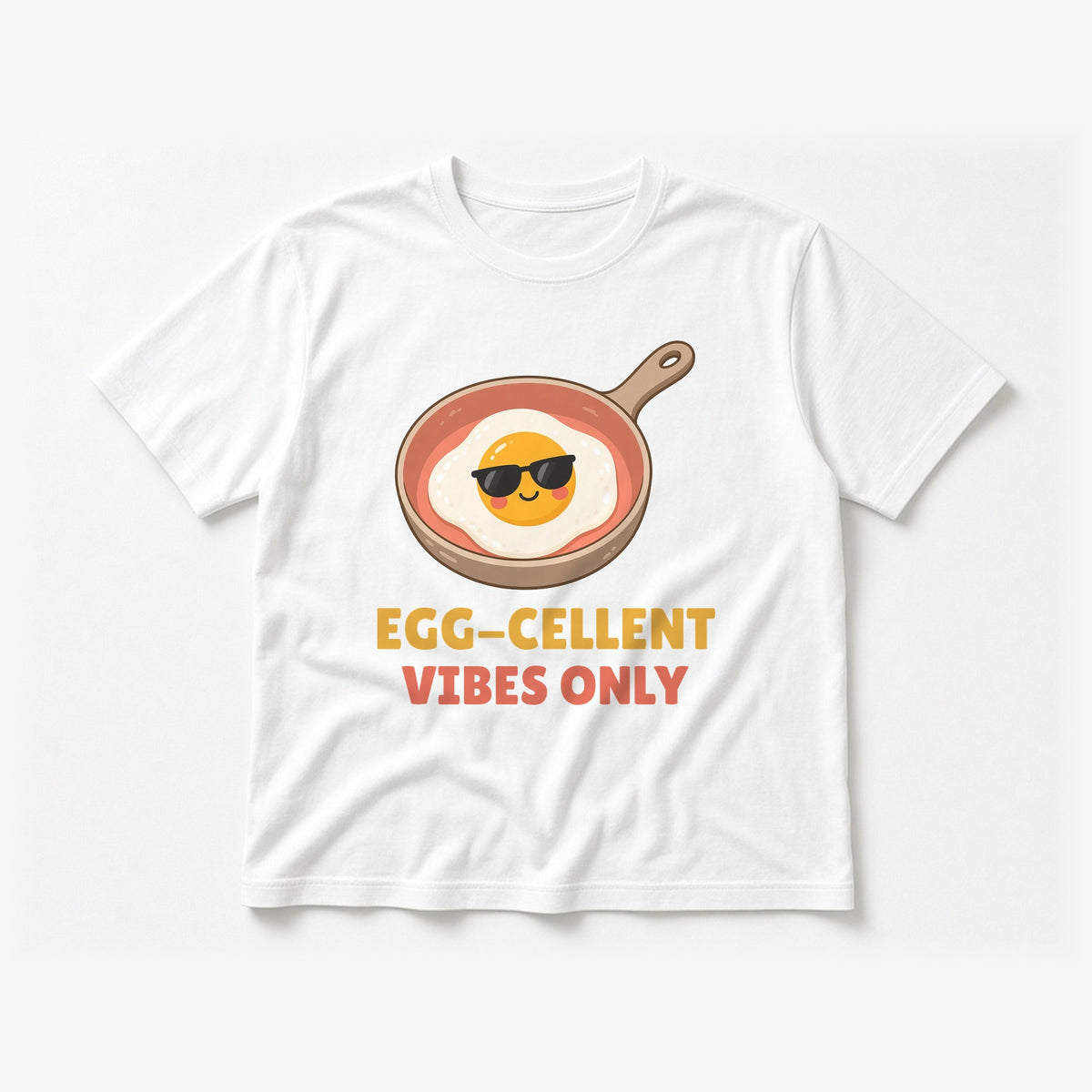 Flat-lay white tee mockup