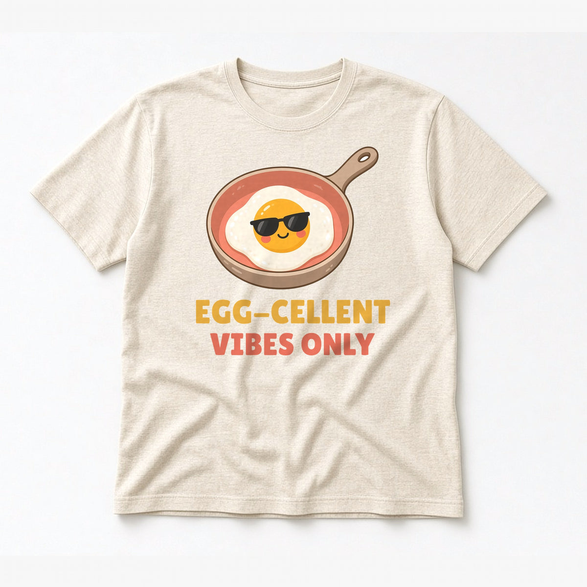 Flat-lay tee mockup in original color