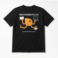Multitasking Tee – Black, flat lay