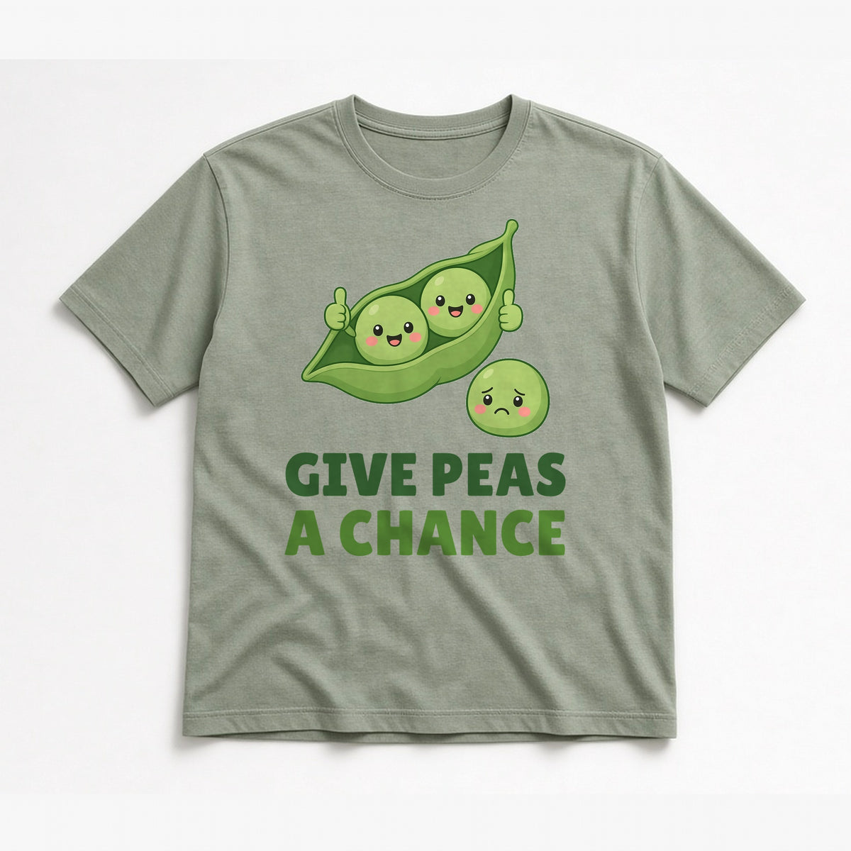 Flat-lay tee mockup in original color
