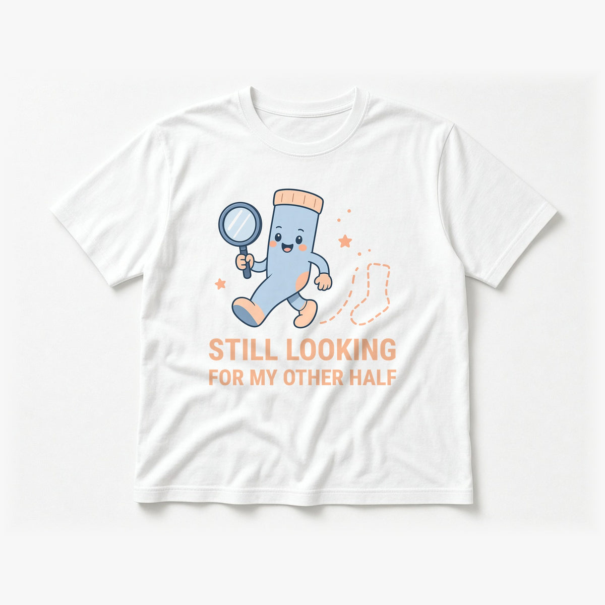Flat-lay white tee mockup